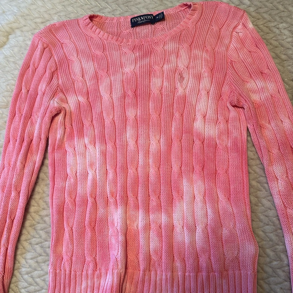 Women’s Ralph Lauren Pink Label sweater size M.